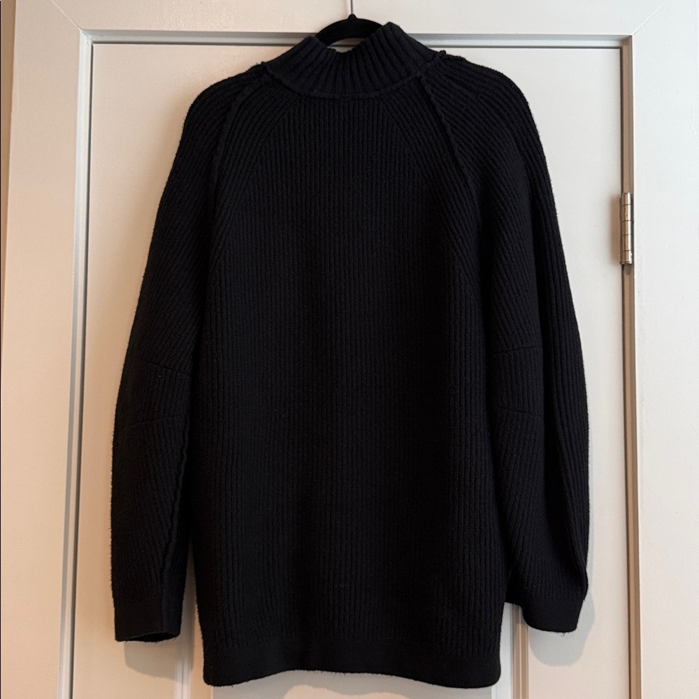 Free People Sunbeam Sweater | Small | Color Black - Picture 3 of 6